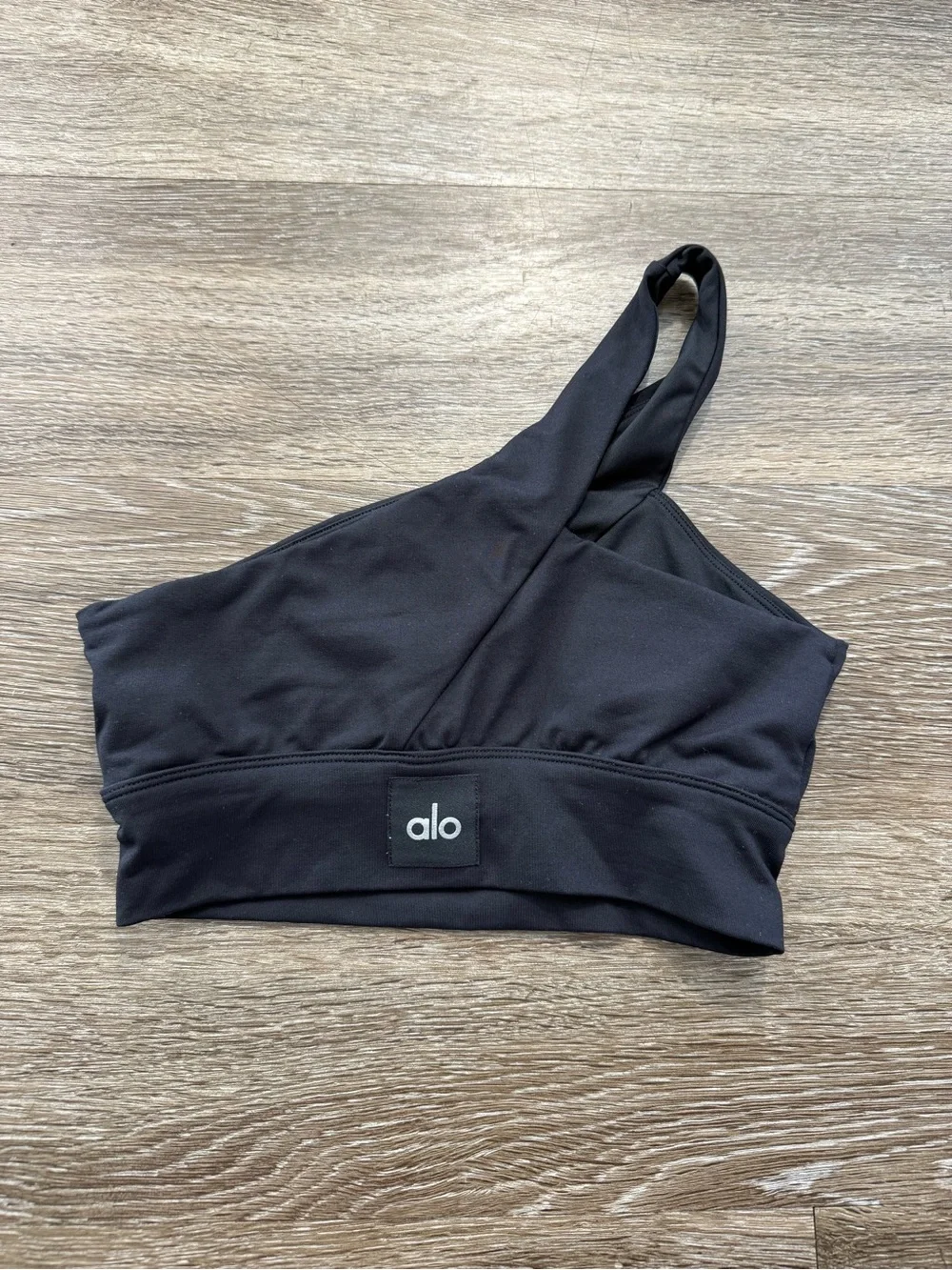 Alo Yoga Diagonal Flex Bra Black